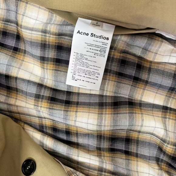 NWOT ！Acne Studios Oriso double-breasted twill jacket - Picture 13 of 13